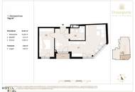 "DONAU PERLE" - Traumhafte 2-Zimmer-Wohnung mit Loggia und Grünblick in den Park!