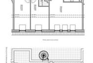 TERRASSENHIT, UNBEFRISTET, 84 m2 Dachgeschoß mit 64 m2 Terrasse, Wohnküche, 2 Zimmer, Wannenbad, Parketten, Fernblick, Holbeingasse