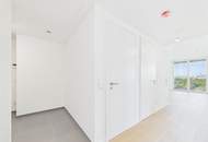 Wohnturm Grünblick: Eckwohnung mit verglastem Balkon auf der Südwestseite im 12. Stock