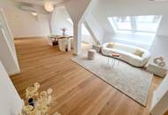 Stark reduziert - Stylischer Wohntraum im Dachgeschoss! Frisch saniert + Ruhelage + Traumhaftes Altbauhaus + Hofseitige Terrasse + U-Bahn ums Eck + Beste Infrastruktur und Anbindung!