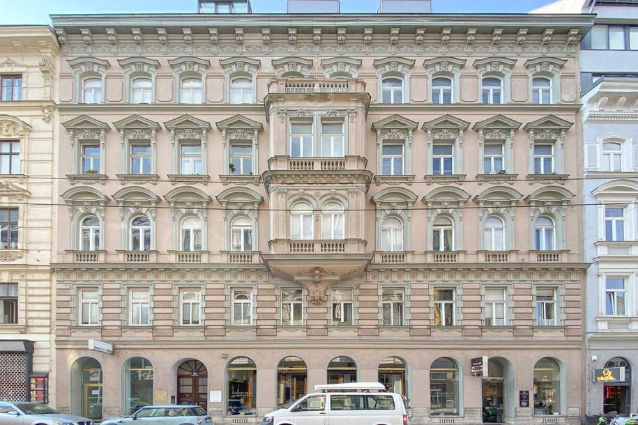 Vielseitiges Geschäftslokal in Top-Lage mit großer Verkaufsfläche an der Gumpendorfer Straße, Gewerbeobjekt-miete, 6.857,33,€, 1060 Wien 6., Mariahilf
