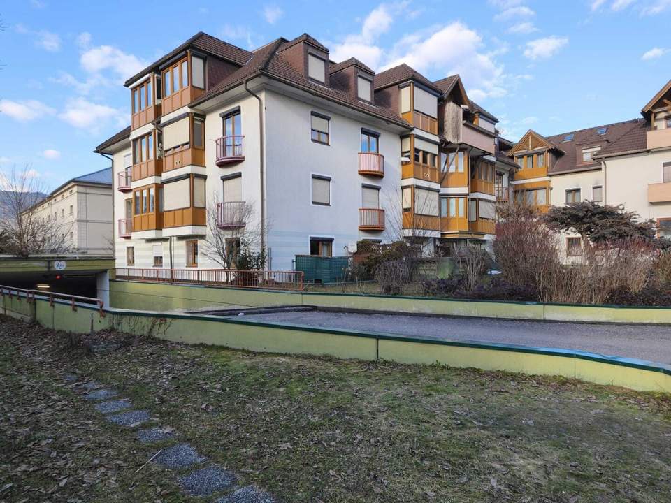 Zentrale Ruhelage: 93 m² Eigentumswohnung im Herzen von Villach – barrierefrei mit Terrasse &amp; TG-Stellplatz