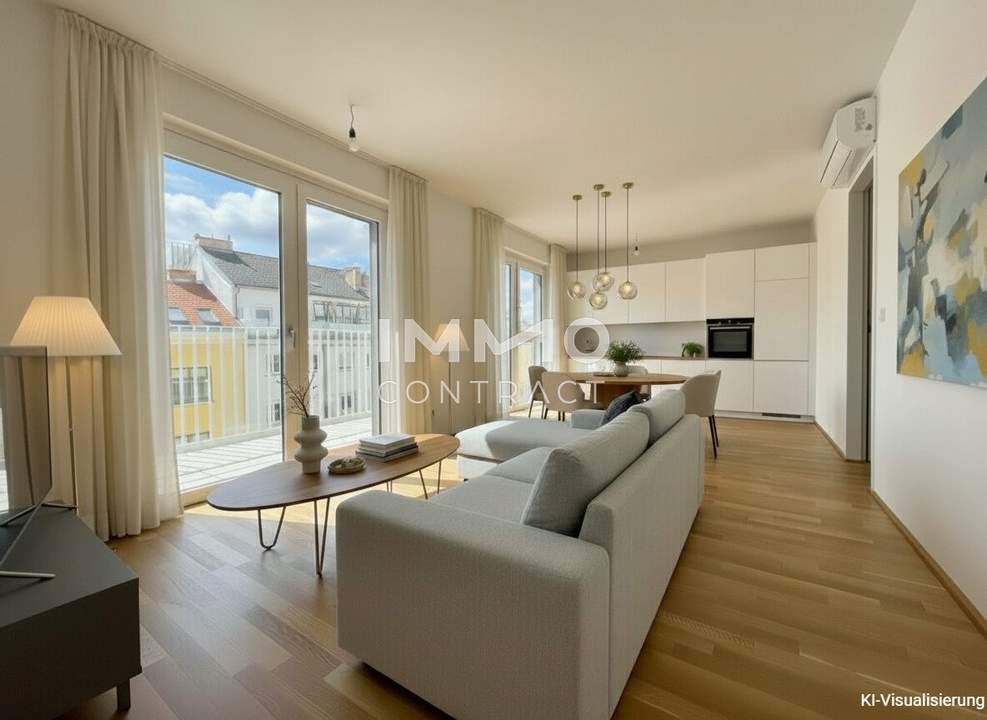 Wohlfühlen in perfekt geschnittener 3-Zimmer-Balkonwohnung – BEIM DONAUUFER