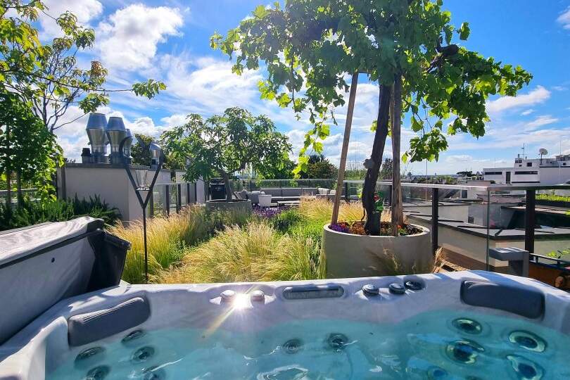 Besser gehts nicht! Top Penthouse in Best- und Ruhelage! Lift direkt in die Wohnung + Gigantische Terrasse + Hohe Räume und viel Licht + Blick ins Grüne und in die Ferne + Garagenplatz!, Wohnung-kauf, 3.700.000,€, 1190 Wien 19., Döbling