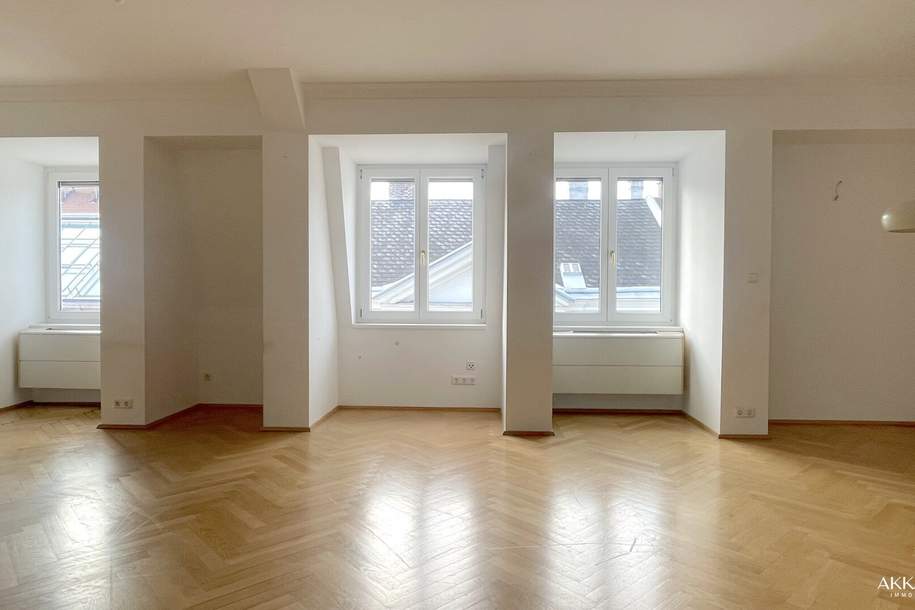 Dachgeschosswohnung mit Dachterrasse und Blick auf den Stephansdom, Wohnung-miete, 2.900,00,€, 1010 Wien 1., Innere Stadt
