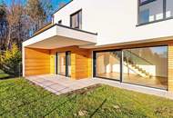 Hochwertige, lichtdurchflutete Doppelhaushälfte mit grandiosem Ausblick und Südwest-Garten