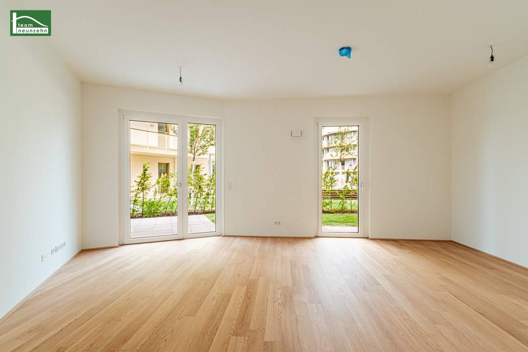 Provisionsfreier Erstbezugs-Neubau - Traumhafte Gartenwohnung in Ruhelage mit energieeffizienter Geothermie!