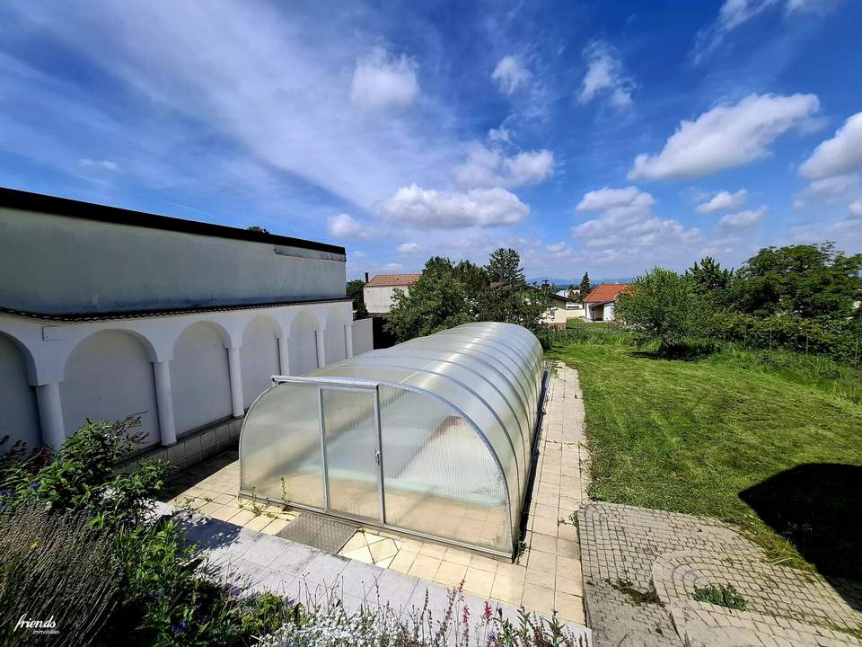Super Liegenschaft: 6 Zimmer, Pool, Wintergarten und Garage – Ihr neues Zuhause!