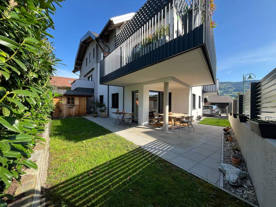 2 Zimmer Gartenwohnung mit Badeplatz in Mondsee – „Ihre Luxusmietwohng im Paradies!“