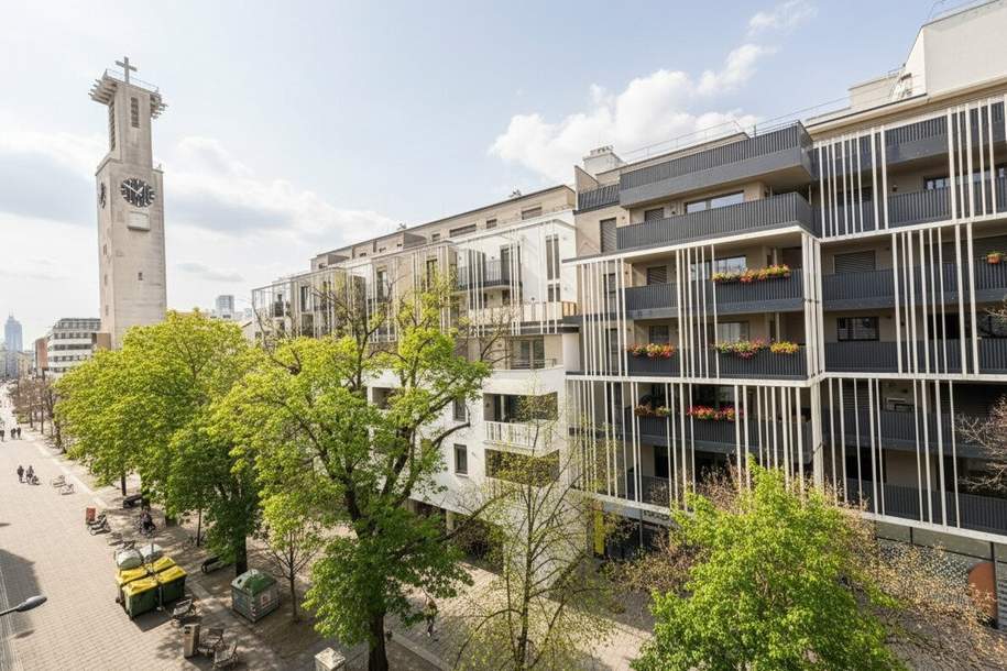 Perfekt angebunden: 2-Zimmer-Wohnung mit Loggia nahe Bahnhof Floridsdorf !, Wohnung-miete, 948,00,€, 1210 Wien 21., Floridsdorf