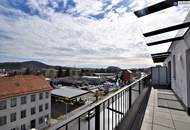 Ihr Traum-Penthouse in Graz-Gösting wartet! Lassen Sie sich von atemberaubendem Schlossbergblick, einer großzügigen Dachterrasse und Komfort mit Tiefgarage und Kellerabteil verzaubern.