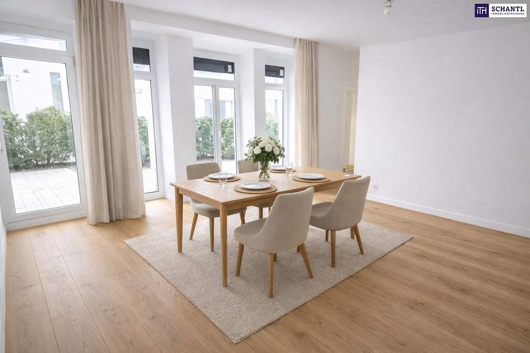 Wohnen mit Stil & Ruhe – Exklusive 3-Zimmer-Gartenwohnung im sanierten Altbau - Ihr neues Zuhause in urbaner Ruhelage