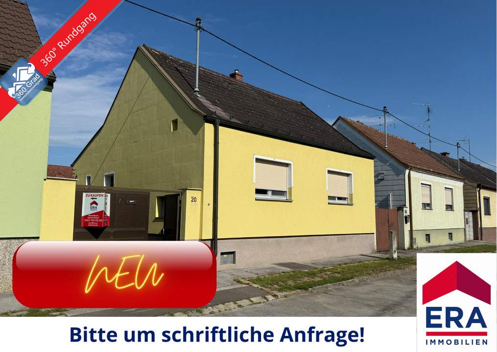 RESERVIERT: Gepflegtes Einfamilienhaus mit Nebengebäuden in 2273 Hohenau an der March - ruhige Siedlungslage!