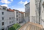 INITIATIVE TOP 100 - RAUS AUS GAS | perfekt geplante 3-Zimmer Altbauwohnung mit Balkon nahe dem Augarten | Top 2/9