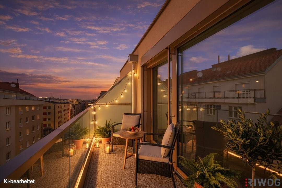 DG-ERSTBEZUG mit BALKON | Nähe Alte Donau | Tageslichtbad | Fernwärme & Klimaanlage | TG-Stellplatz optional | Ideal für Anleger oder Eigennutzer | Nachhaltiges Projekt