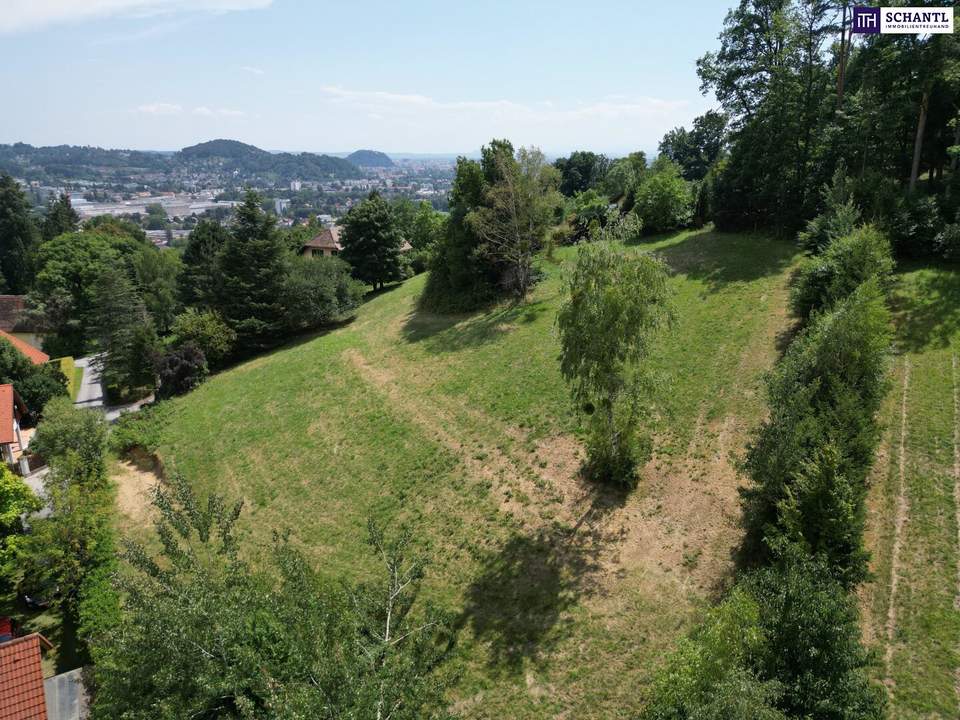NEUER PREIS! Exklusives Grundstück in Graz-St. Veit – ruhige Sackgassenlage mit beeindruckendem Ausblick! Jetzt anfragen und Details anfordern