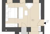 GEWERBLICHES APARTMENT | GARTEN/TERRASSE | ERSTBEZUG nach Sanierung | Komplett hofseitig | Bestlage in Gehweite zum 1. Bezirk | Repräsentatives Jahrhundertwendehaus