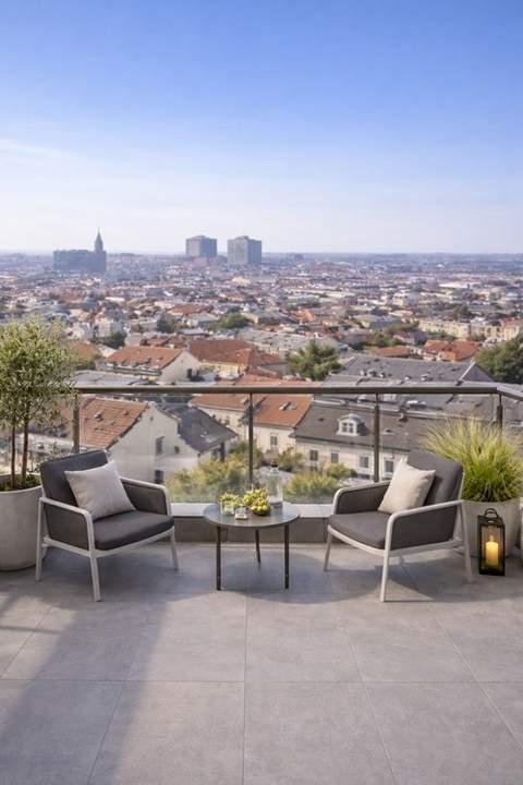 Erstbezug im Dachgeschoss mit Terrasse und atemberaubendem Wienblick | Fertigstellung Ende 2026!