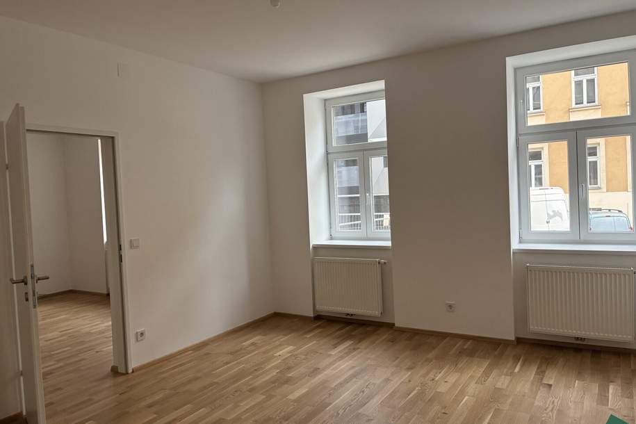 Erstbezug nach Sanierung – Charmante 2-Zimmer-Altbauwohnung, Wohnung-miete, 736,64,€, 1160 Wien 16., Ottakring