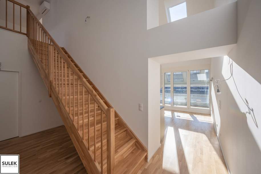 ** DG-Maisonette Wohnung mit Terrasse &amp; WOW-Effekt in bester Innenstadtlage - SALZGRIES - Zweitbezug **, Wohnung-miete, 3.787,46,€, 1010 Wien 1., Innere Stadt