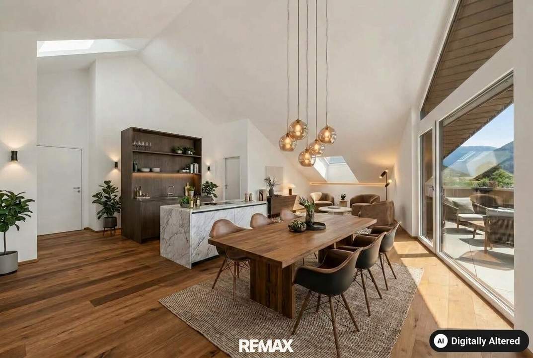 Exklusives Penthouse mit Kaiserblick in Kössen zu kaufen