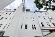 Kleine Altbauwohnung, frisch ausgemalt, neuwertige Küche, ruhig im Hinterhof gelegen, mit guter Raumaufteilung.