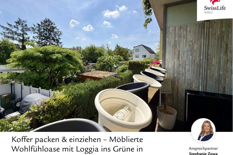 Koffer packen &amp; einziehen – Möblierte Wohlfühloase mit Loggia ins Grüne in Stammersdorf, Wohnung-kauf, 290.000,€, 1210 Wien 22., Donaustadt