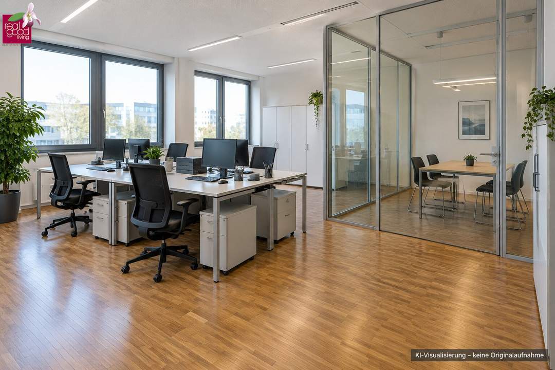 Bürofläche mit Terrassen, ca. 657,45 m² zu vermieten – Fernblick bis zum Stephansdom