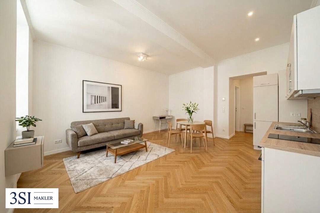 Absberggasse 9 - Traumhafte 4-Zimmer-Wohnung mit hofseitigem Balkon