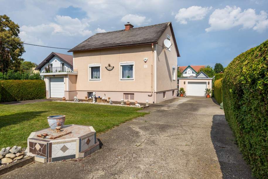 Gemütliches Einfamilienhaus mit viel Potenzial auf großem Grundstück, Haus-kauf, 449.000,€, 8055 Graz(Stadt)