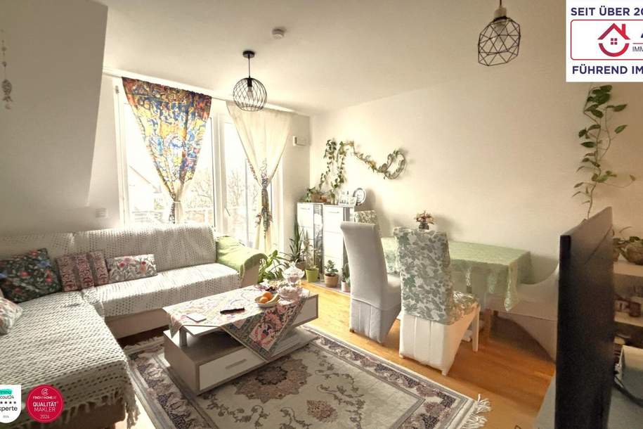 Attraktive 2-Zimmer-Freimietzinswohnung mit Terrasse, Wohnung-kauf, 186.000,€, 1210 Wien 21., Floridsdorf