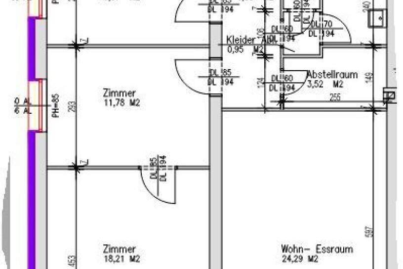 3 ZIMMERWOHNUNG - NÄHE STEINER TOR!, Wohnung-miete, 761,47,€, 3500 Krems an der Donau(Stadt)