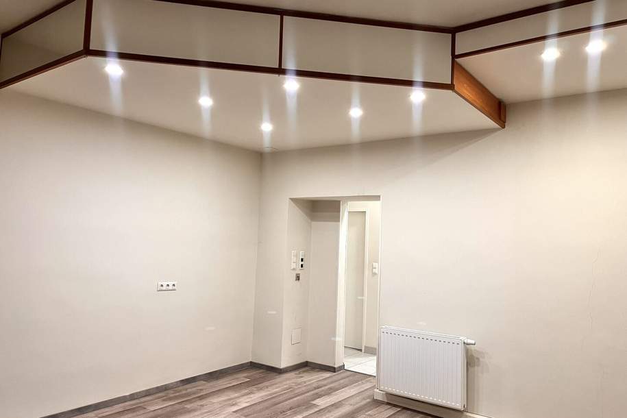Helles Erdgeschoss-Büro mit hervorragender Sichtbarkeit und direktem Straßenzugang, Gewerbeobjekt-kauf, 209.000,€, 1210 Wien 21., Floridsdorf