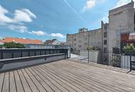 Außergewöhnliche DG-Maisonette mit 2 Terrassen beim Naschmarkt mit Garage im Haus