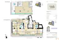 Zimmermannplatz 6 : großzügiges Penthouse auf einer Ebene mit Terrassen und Dachterrasse