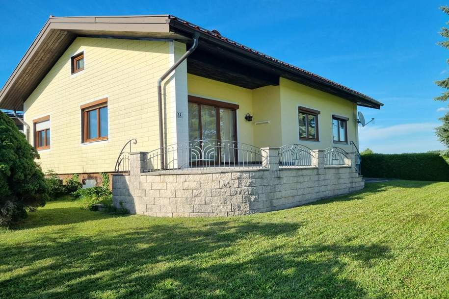 Wohnen mit Weitblick – Bungalow in Aussichtslage OÖ!, Haus-miete, 1.490,00,€, 5165 Salzburg-Umgebung