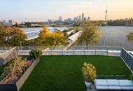 *NEUWERTIGE* vollmöblierte Dachgeschoss-OASE | über 100 m² Dach- & Gartenterrasse + Balkon | absolute Innenhof-Ruhelage - nahe Alte Donau
