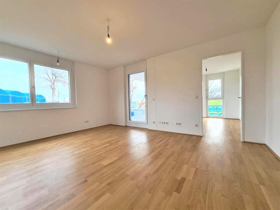 16,55m² TERRASSE in einem 2021 errichteten Neubau! Herz was willst du mehr?