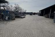 Betriebsgelände mit Halle in Untersiebenbrunn