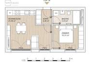MORE VIENNA – CLEVER GEPLANTE 2 ZIMMER-WOHNUNG MIT SÜDOST-AUSRICHTUNG