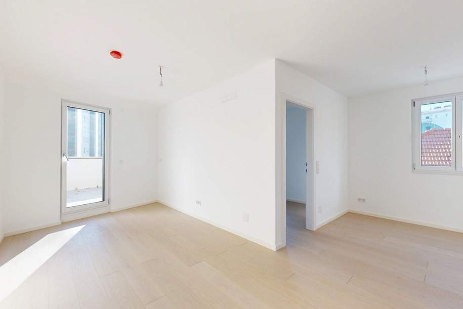 Sonnige 3-Zimmer-Terrassenwohnung in grüner Oase nahe der Donau! ERSTBEZUG!, Wohnung-kauf, 429.900,€, 1220 Wien 22., Donaustadt