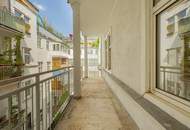 Zieglergasse - hofseitiger 2 Zimmer Altbau mit 11,18m2 großem Balkon