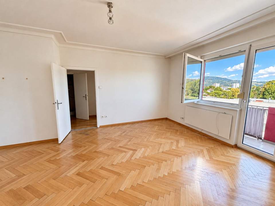 TOP-POTENZIAL in Graz-Gösting! Helle 2-Zimmer-Wohnung mit Balkon & Panoramablick