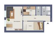 Zum Kauf steht eine ca. 46 m² große 1,5-Zimmer-Wohnung in Voitsberg!