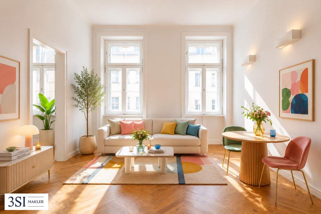 Moderne 3-Zimmer-Wohnung im Herzen von Mariahilf!