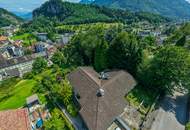Große Villa thronend über Feldkirch mit Baulandreserve