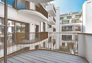 THE FUSION! Zentral begehbarer, hofseitiger Zwei-Zimmer-Erstbezug