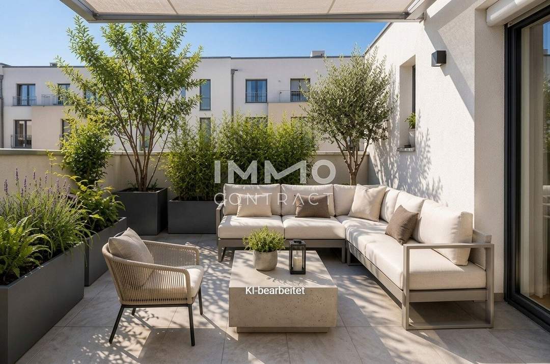 Exklusive Dachgeschosswohnung – Erstbezug mit großer Westterrasse nahe Schönbrunn