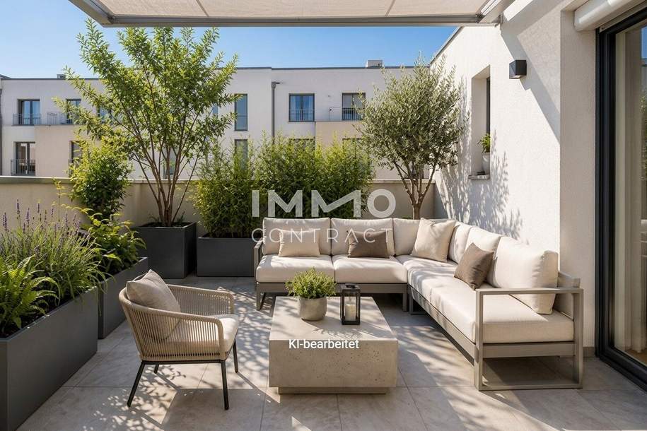 Exklusive Dachgeschosswohnung nahe Schönbrunn – Erstbezug mit großzügiger Westterrasse und traumhaftem Ausblick!, Wohnung-kauf, 309.000,€, 1120 Wien 12., Meidling