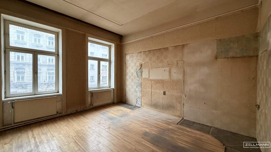 Altbau mit Entwicklungspotenzial – 75 m² Projektwohnung in gefragter Stadtlage | ZELLMANN IMMOBILIEN